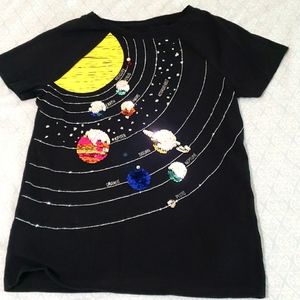 New Planet belt t.shirt girls age 7/8